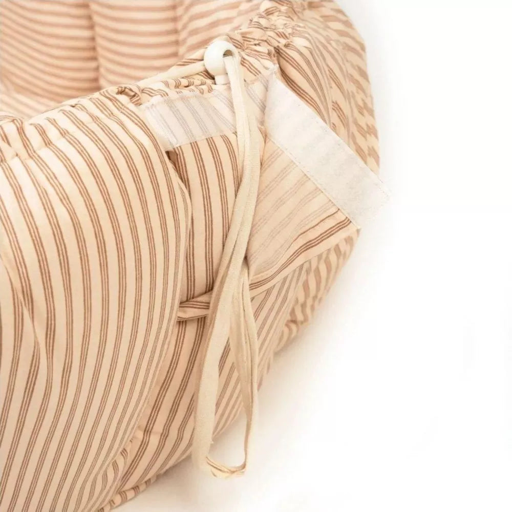 Tappeto Gioco Bloom Play&Go Stripes Brown coulisse