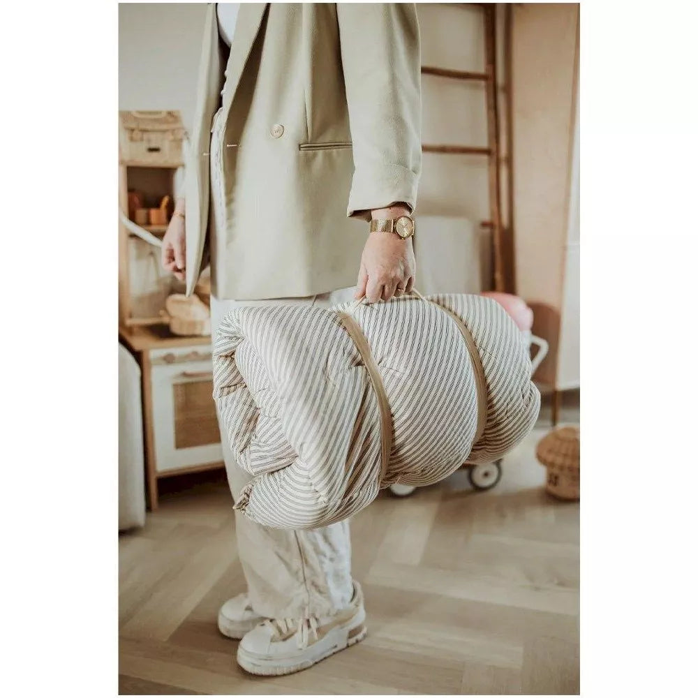 Tappeto Gioco Bloom Play&Go Stripes Blue chiuso