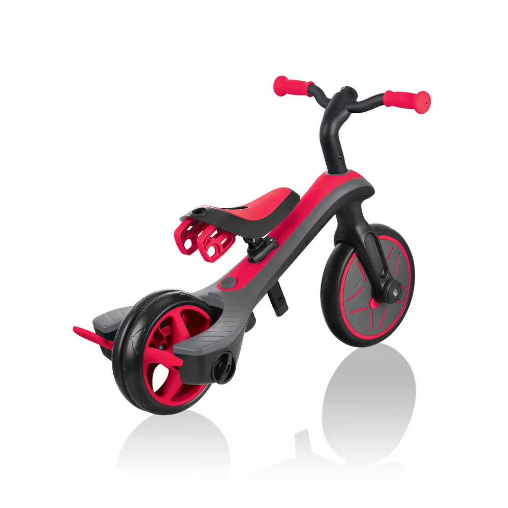 Explorer Trike 4 in 1 Globber Rosso retro balance bike