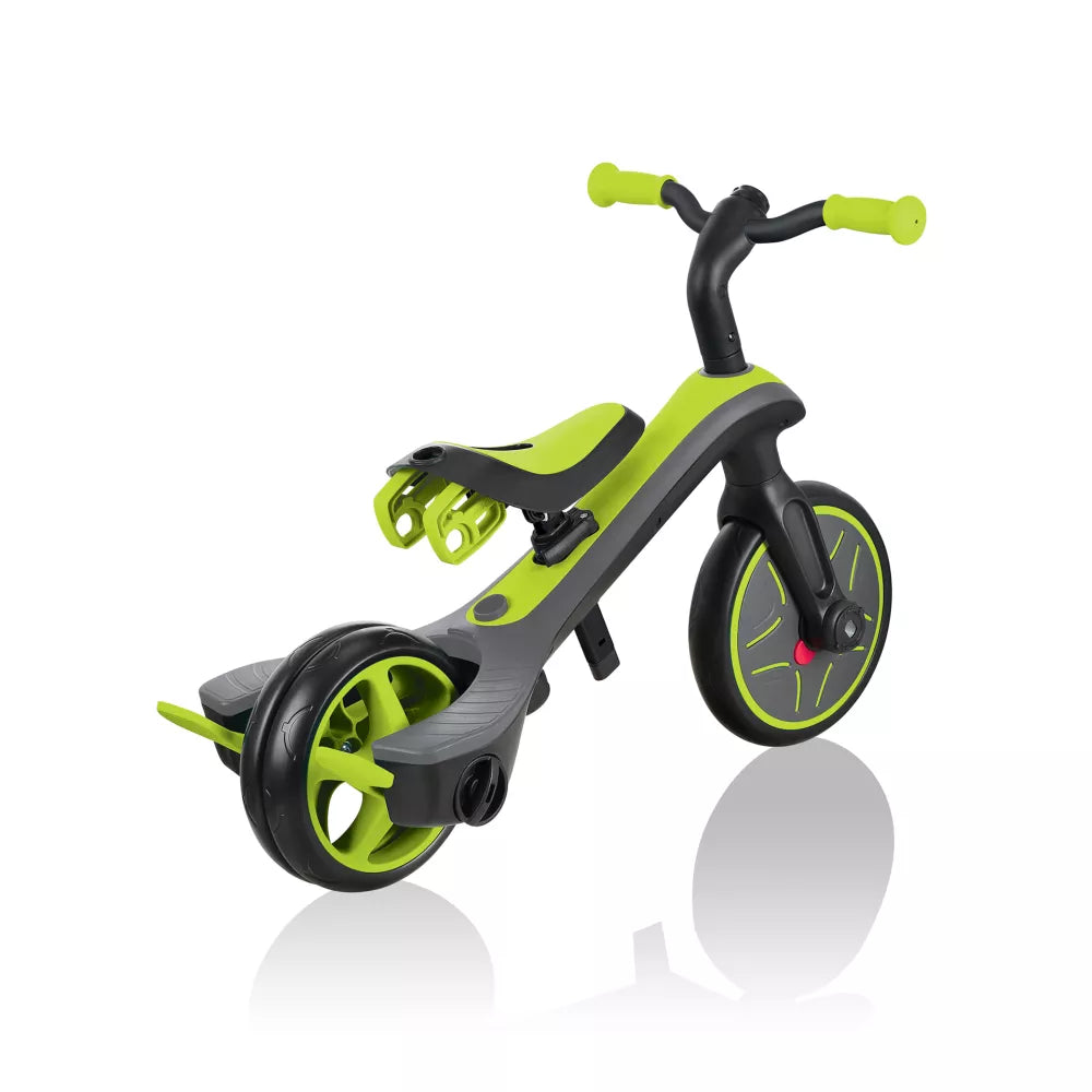 Explorer Trike 4 in 1 Globber Verde Lime retro balance bike