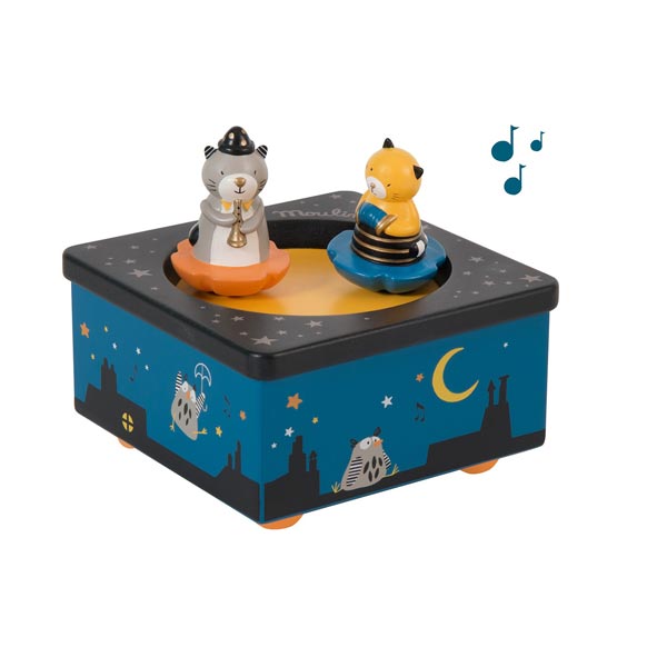 carillon con personaggi les moustaches