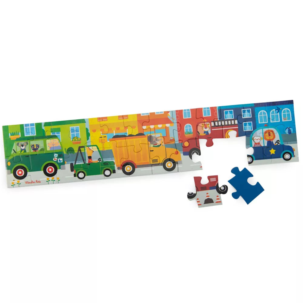 Puzzle Veicoli Moulin Roty 24 pz