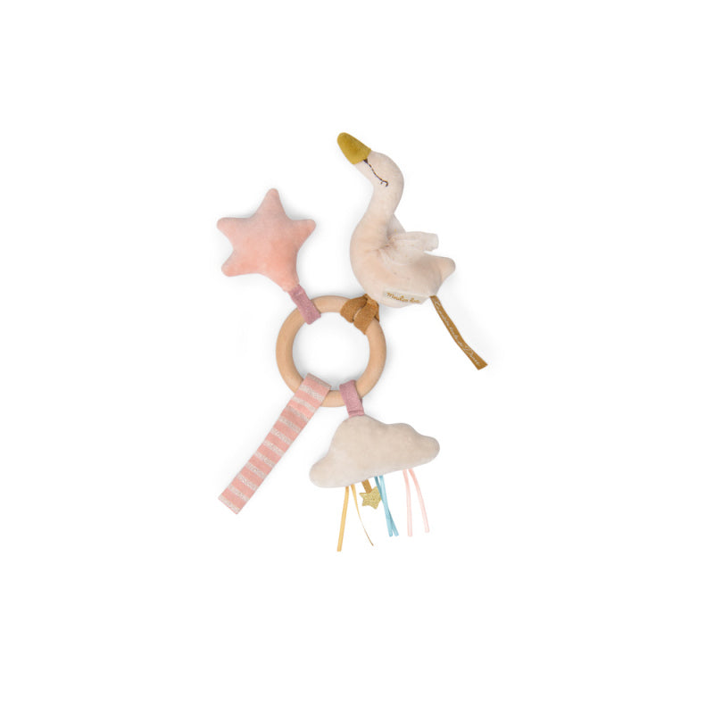 Sonaglio ad Anello Cigno Moulin Roty dall'altro lato