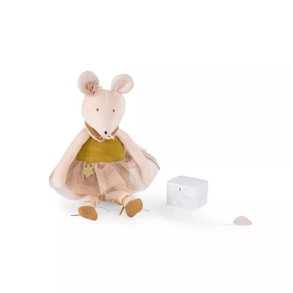 Peluche Topo Musicale Moulin Roty con componente musicale estratto
