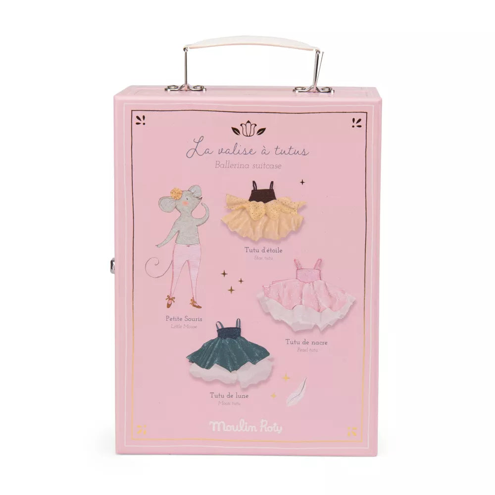 Retro della Valigia Gioco con Ballerina Moulin Roty