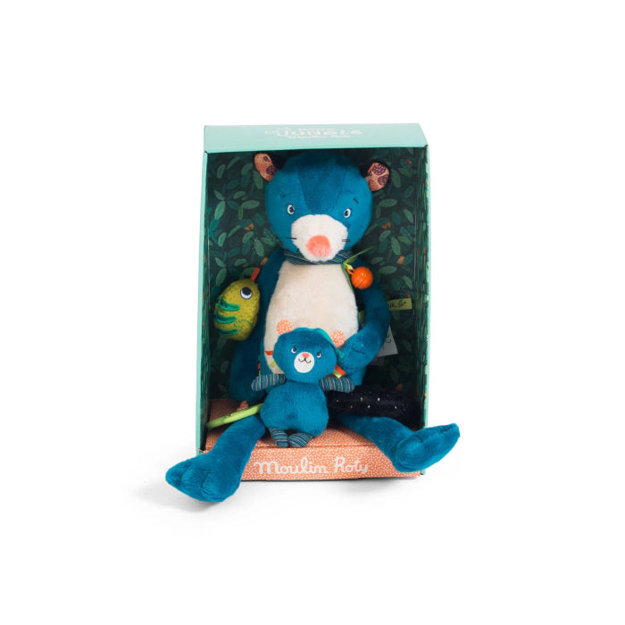 peluche pantera scatola