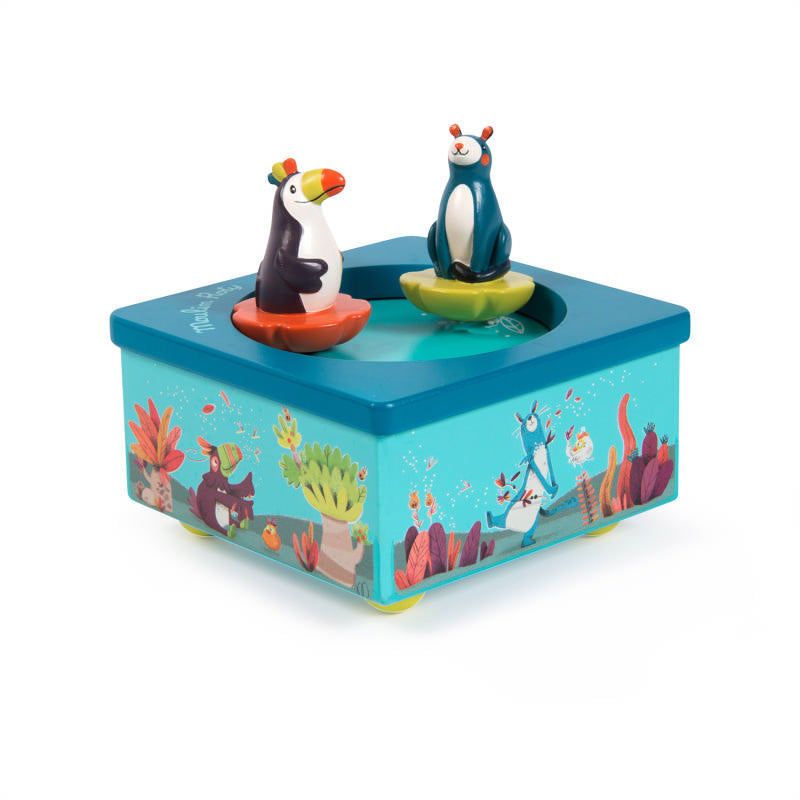 Carillon con Personaggi Moulin Roty Dans la Jungle