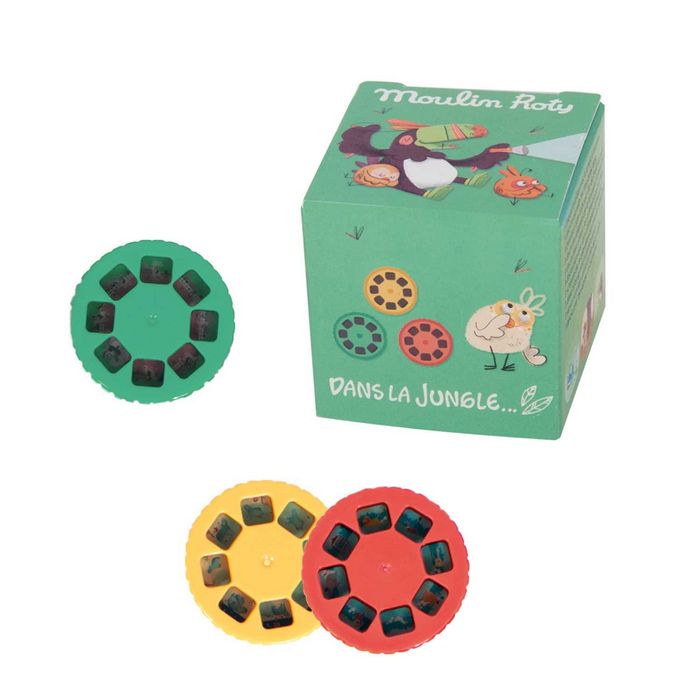 Dischi per Torcia Proietta Storie Moulin Roty Dans La Jungle