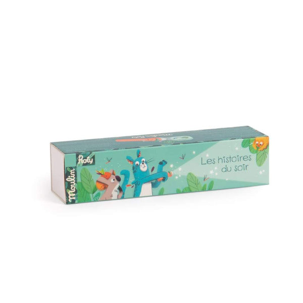 Confezione della Torcia Proietta Storie Moulin Roty Dans la Jungle