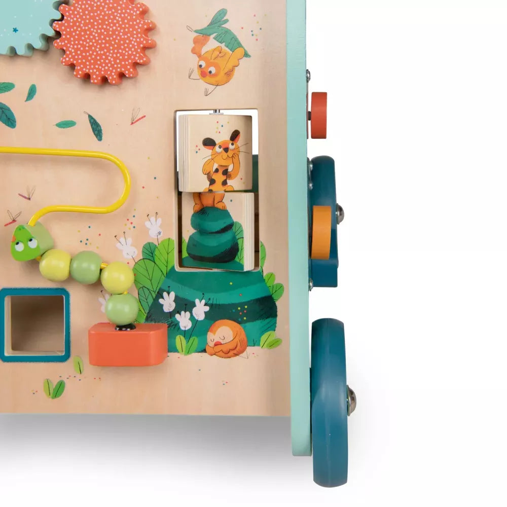 Dettaglio Primipassi Multiattività Moulin Roty Dans la Jungle