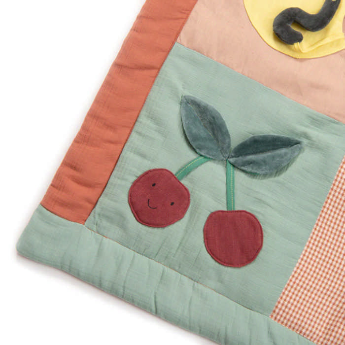 Tappeto multiattività pomme des bois ciliegia