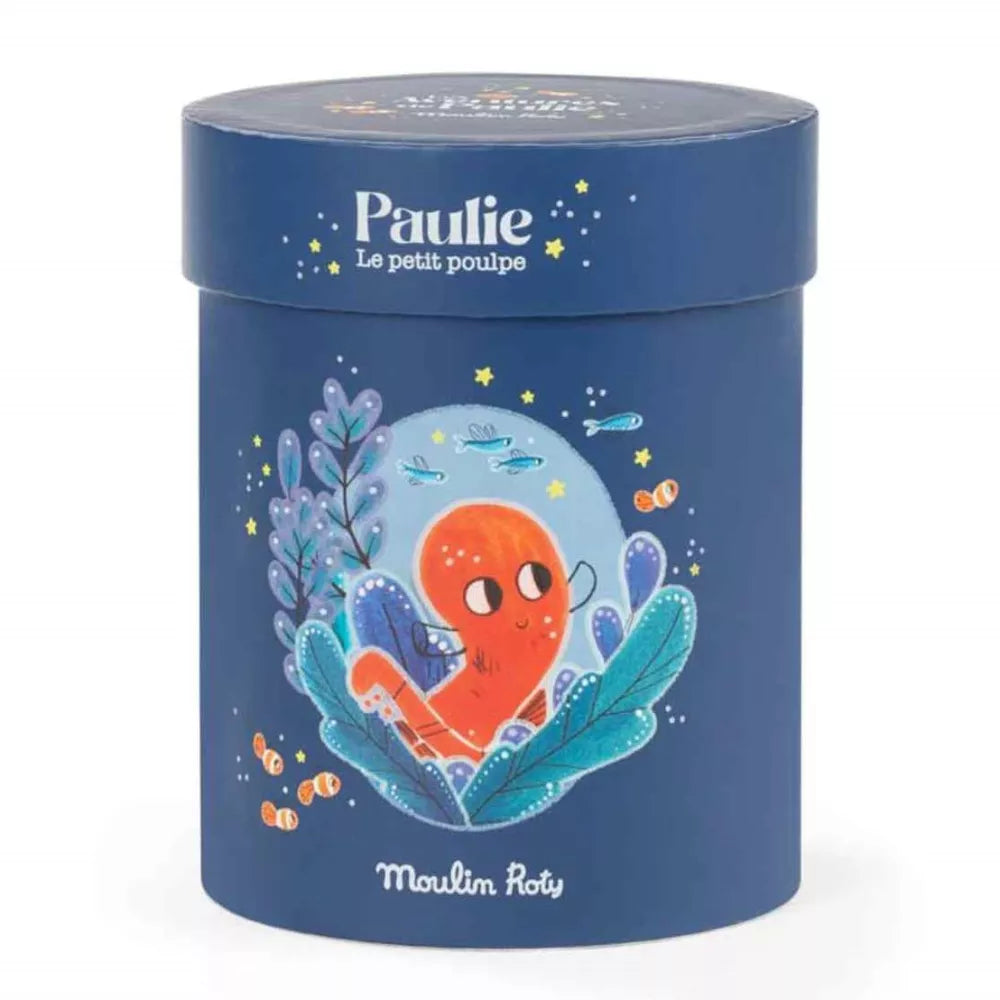 Confezione del Peluche Polpo Paulie in Scatola Moulin Roty