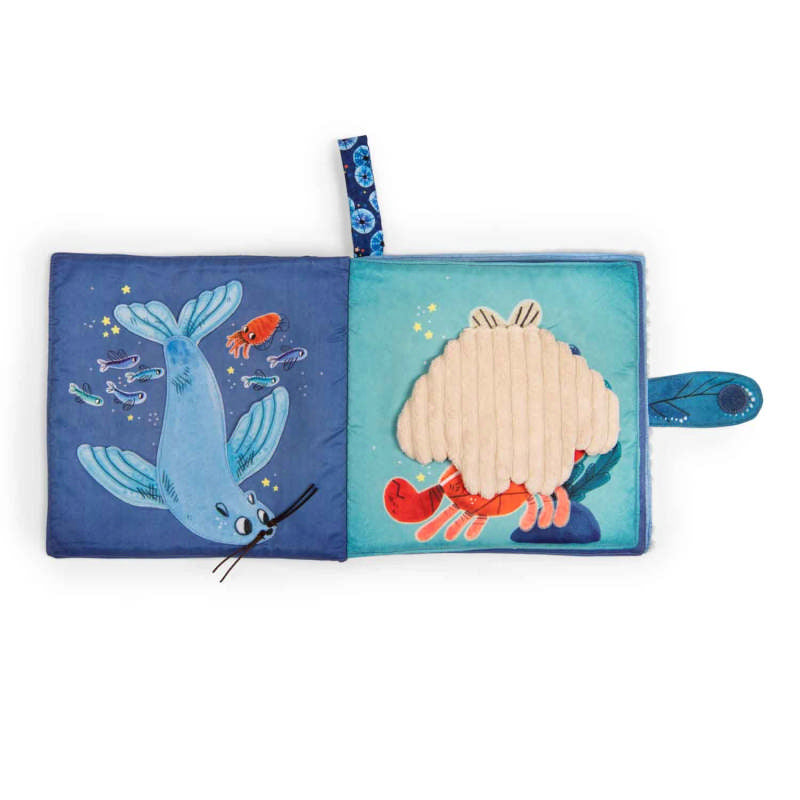 Prima pagina del Libro Attività in Stoffa Moulin Roty Les Aventures de Paulie