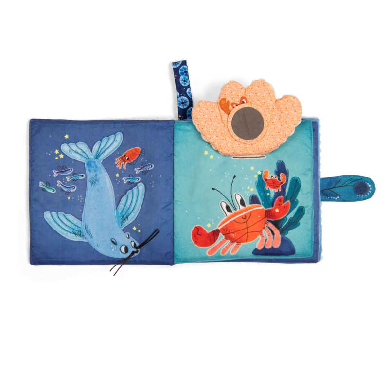 Esempio Specchio del Libro Attività in Stoffa Moulin Roty Les Aventures de Paulie