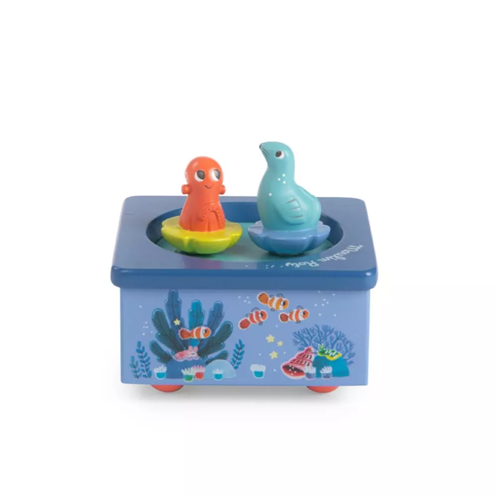 Carillon con Personaggi Moulin Roty Les Aventures de Paulie di fronte