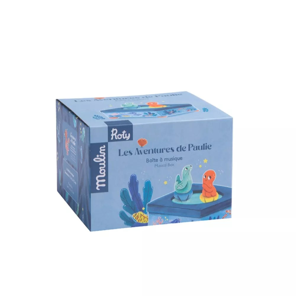 Confezione Carillon con Personaggi Moulin Roty Les Aventures de Paulie