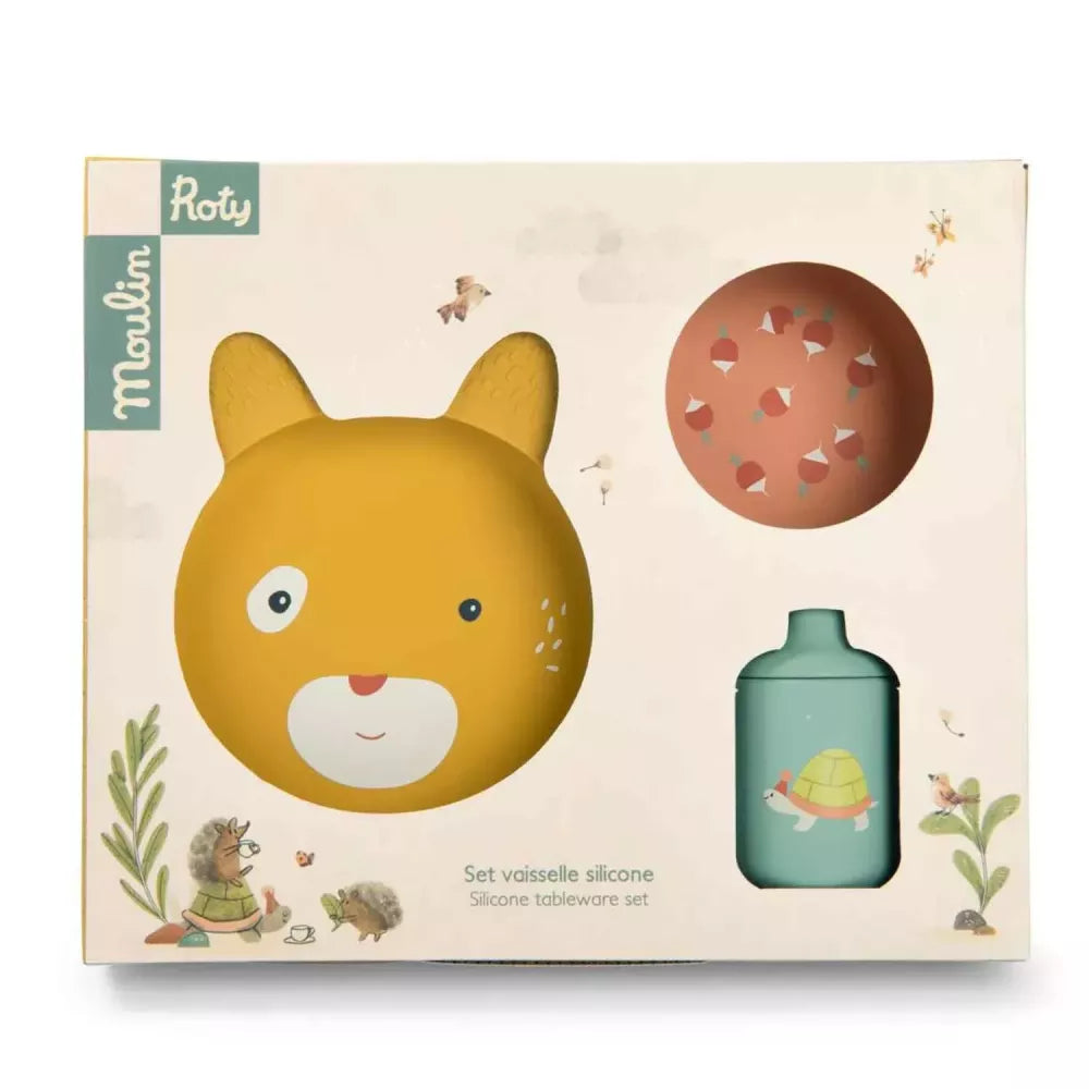 Confezione del Set Pappa Moulin Roty Trois Petits Lapins