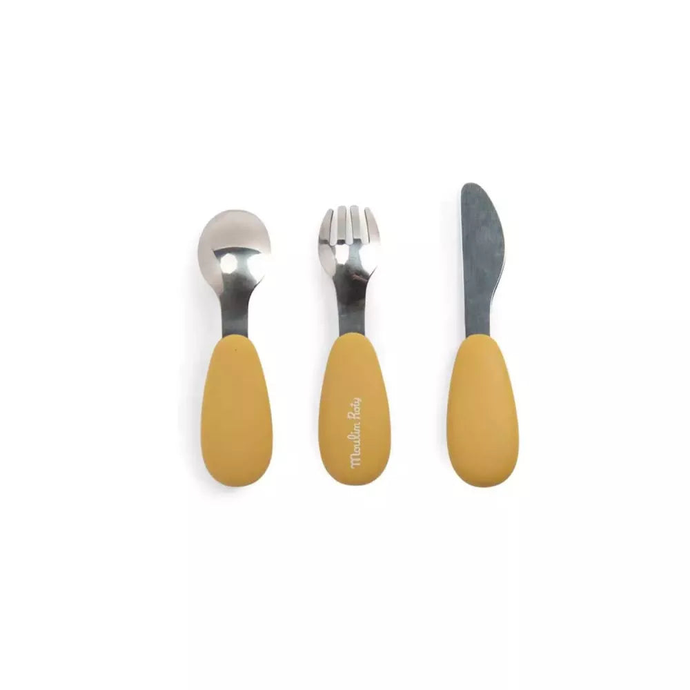 Retro Set Posate Trois Petits Lapins