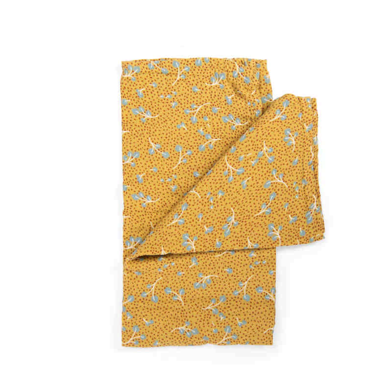 Mussole in Cotone Moulin Roty Trois Petits Lapins Mussola Ocra