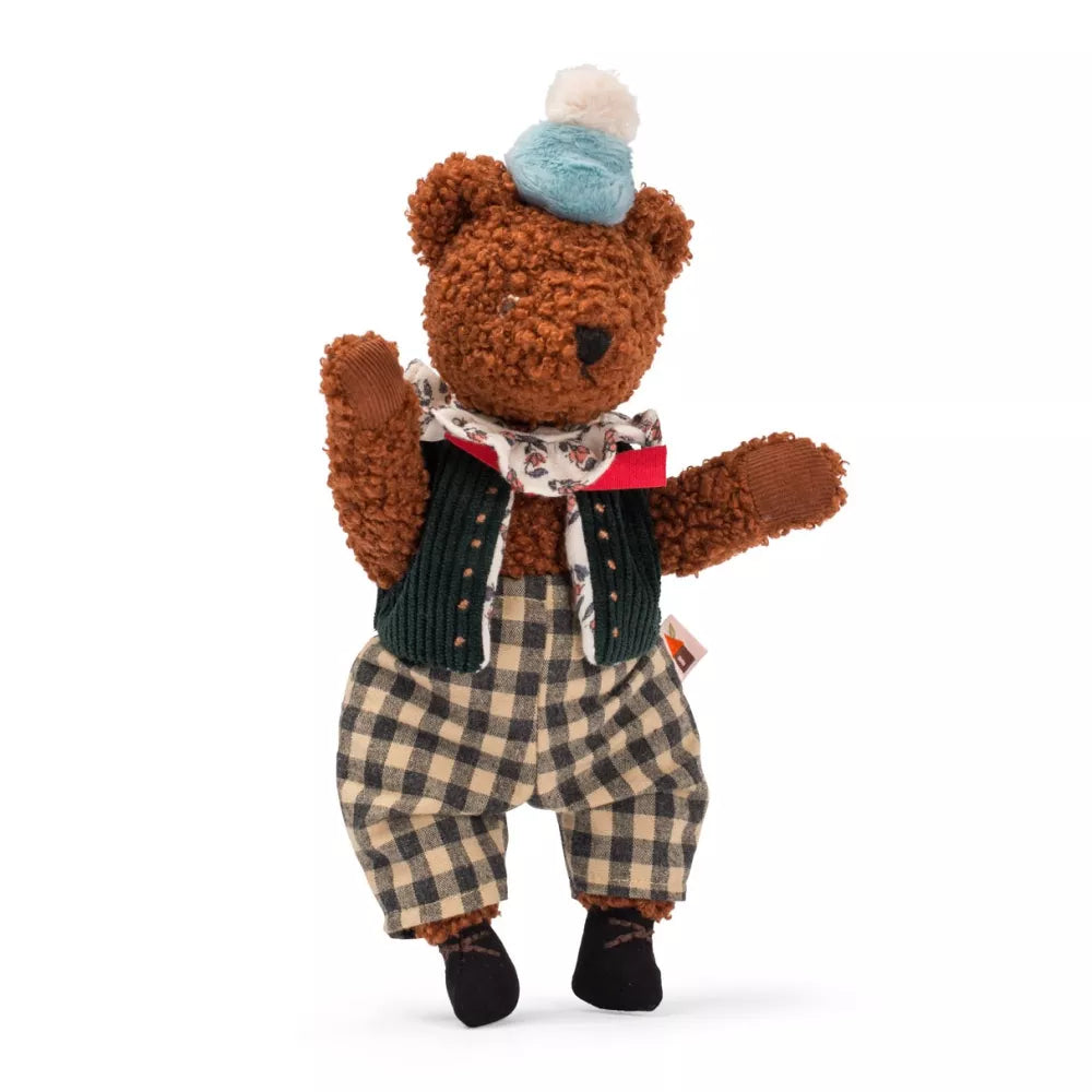 Peluche Orso Baba Moulin Roty in posa