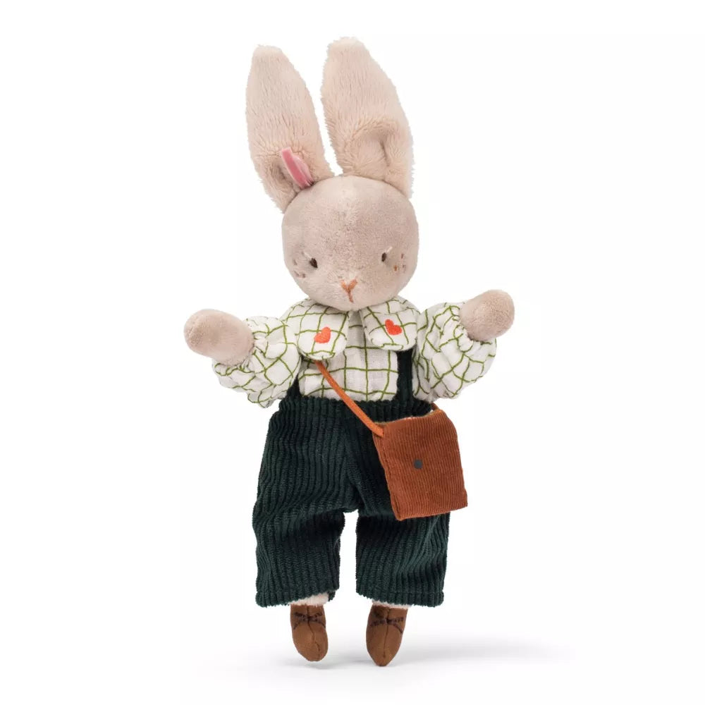 Peluche Coniglietta Nine Moulin Roty in posa