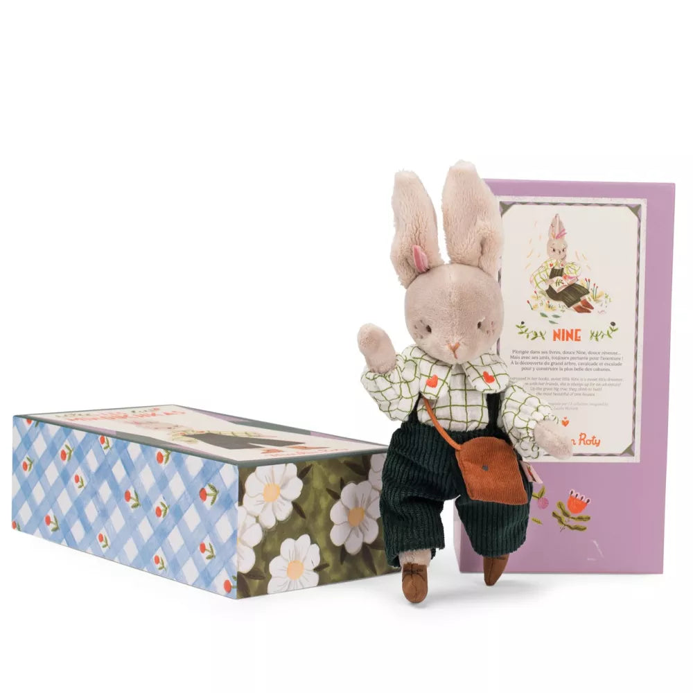 Peluche Coniglietta Nine Moulin Roty con confezione