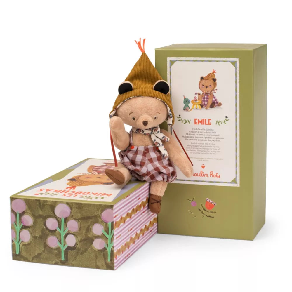 Peluche Orsetto Emile Moulin Roty con confezione