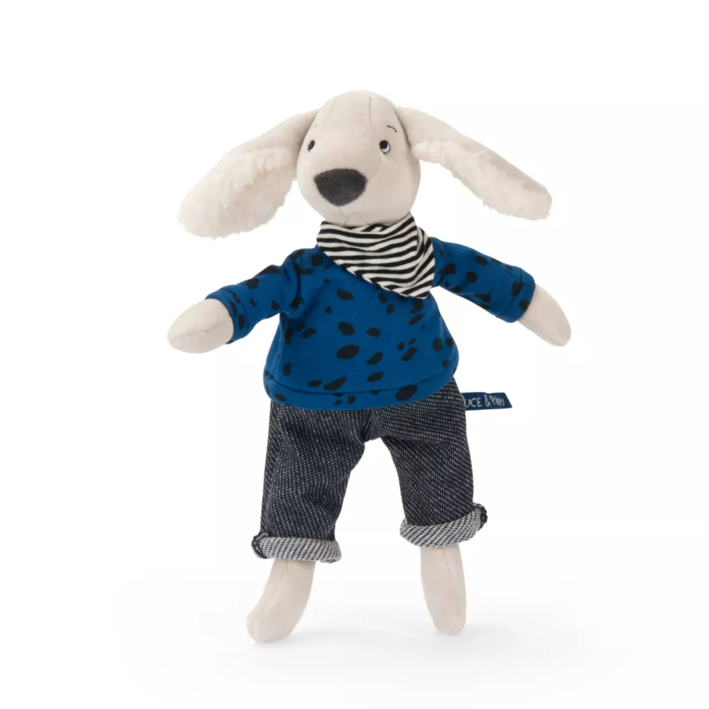 Peluche Cane Pilou in Scatola Moulin Roty