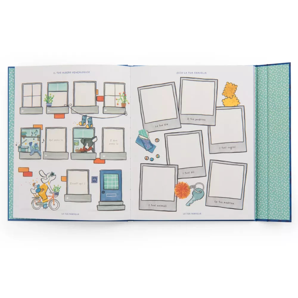 Interno del Libro Nascita Puce & Pilou Moulin Roty