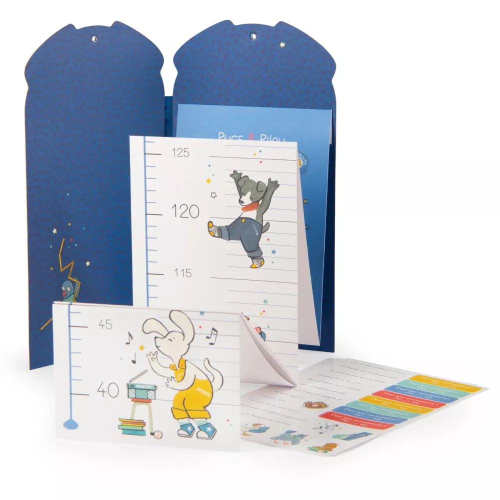 Esempio Metro con Adesivi Moulin Roty Puce & Pilou