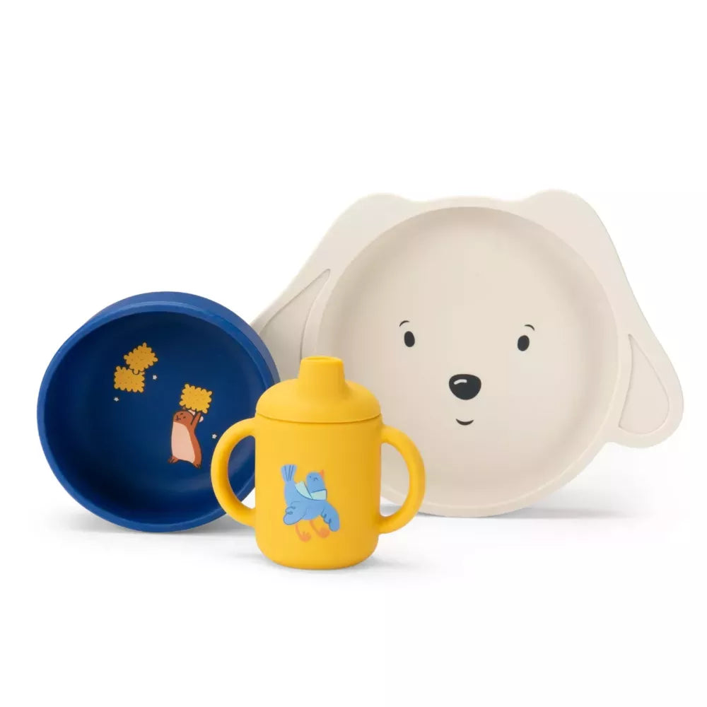 Set Pappa Moulin Roty Puce & Pilou