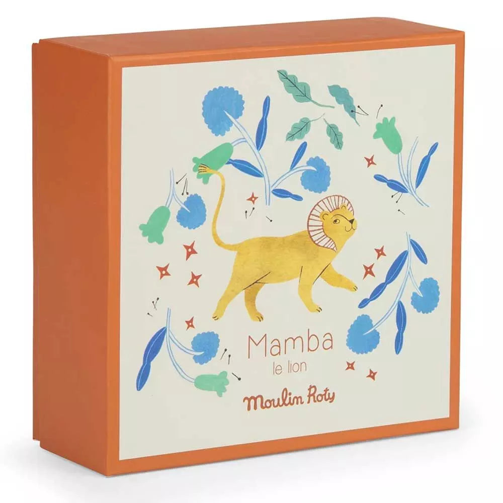 Confezione Doudou Leone Mamba Moulin Roty