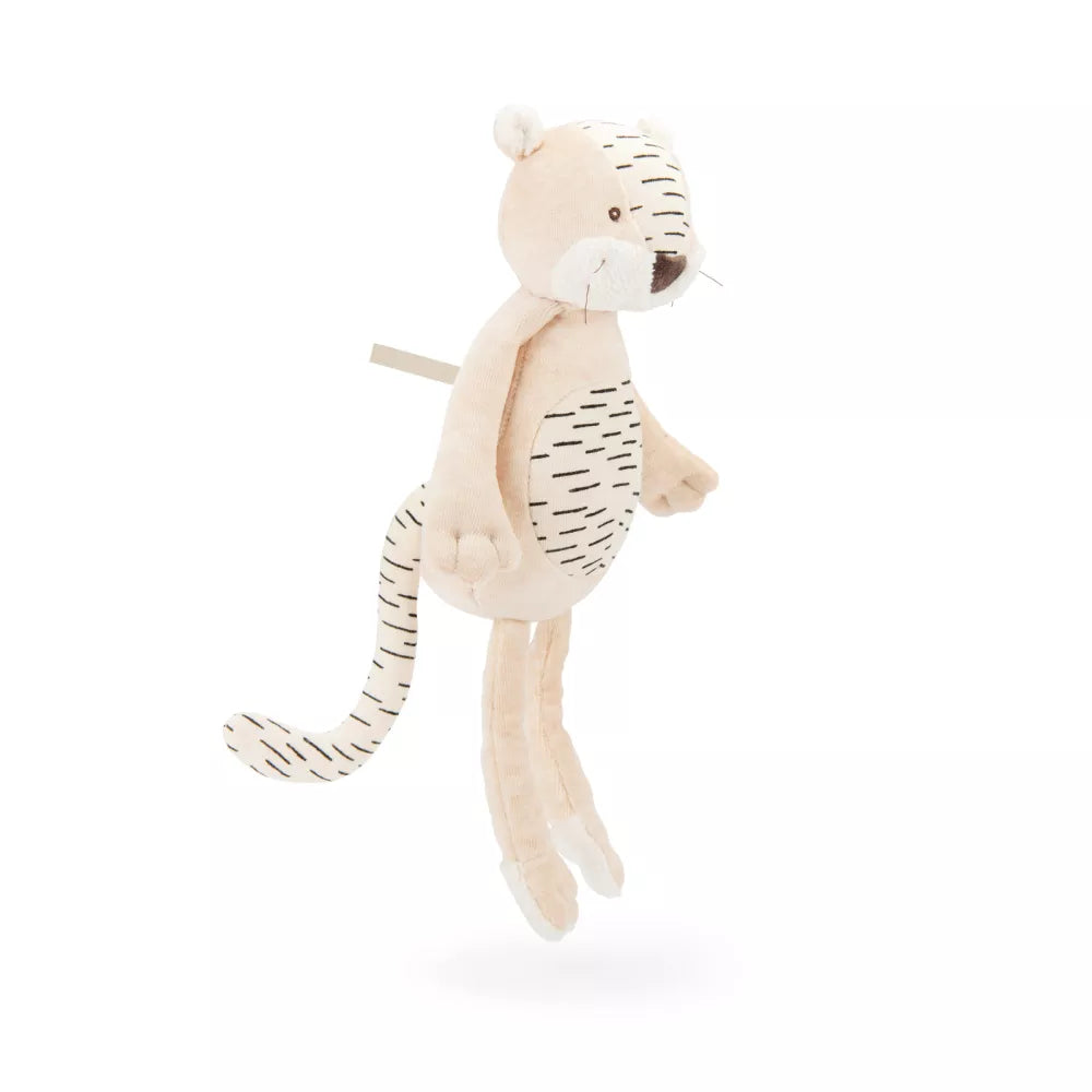 Peluche Tigre Baboo in Scatola Moulin Roty di lato
