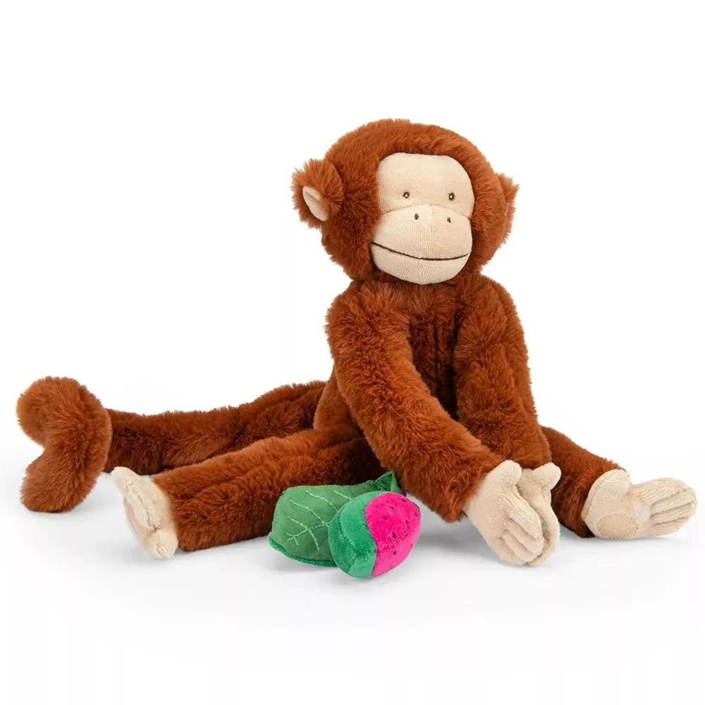 Peluche Scimmia Mochica Attività Moulin Roty seduto