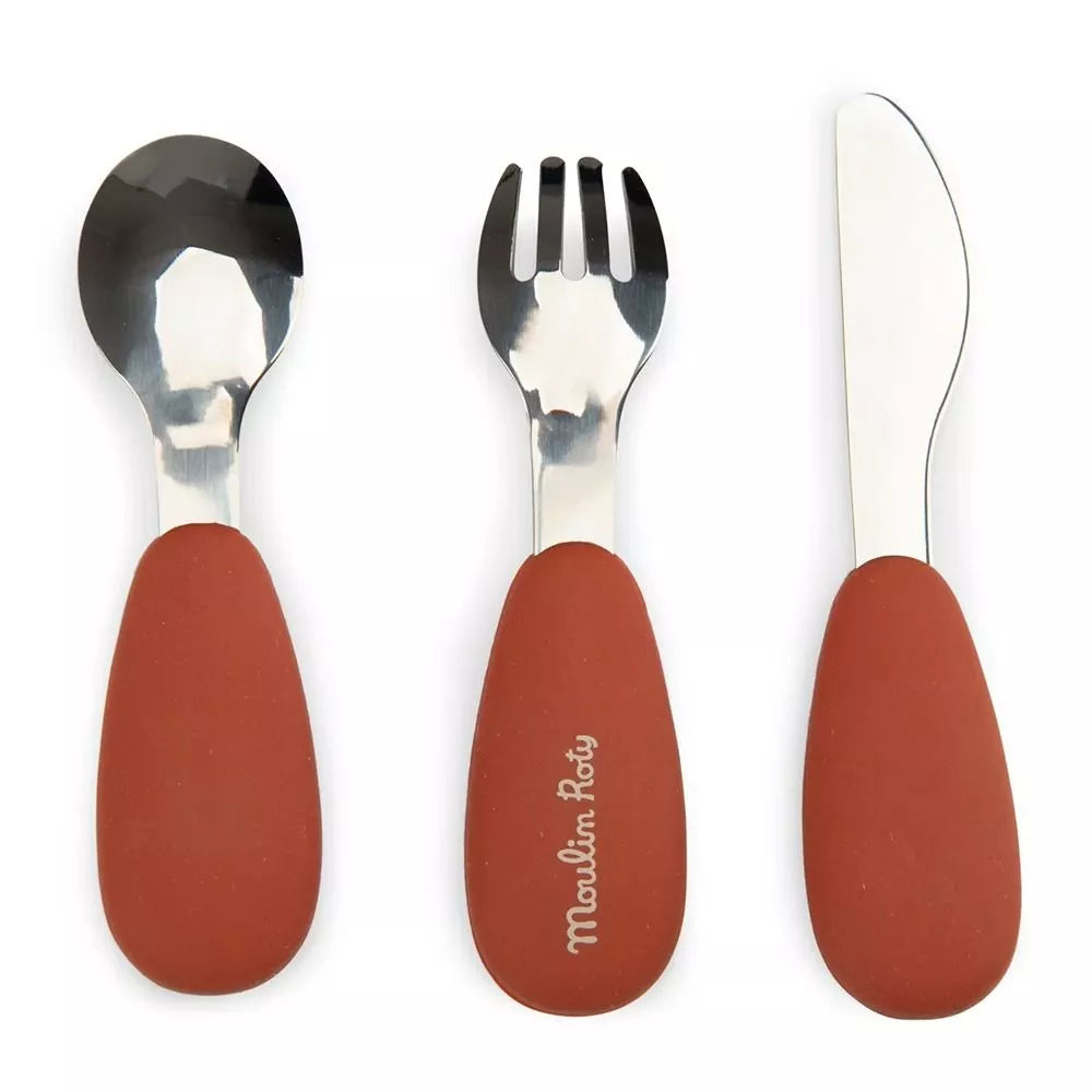 Retro del Set Posate Moulin Roty La Foret Mawa