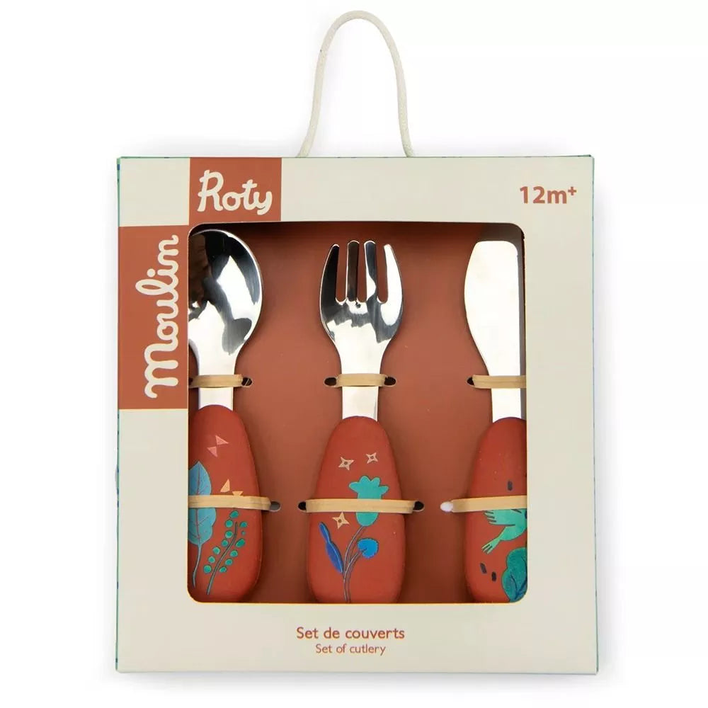 Confezione Set Posate Moulin Roty La Foret Mawa