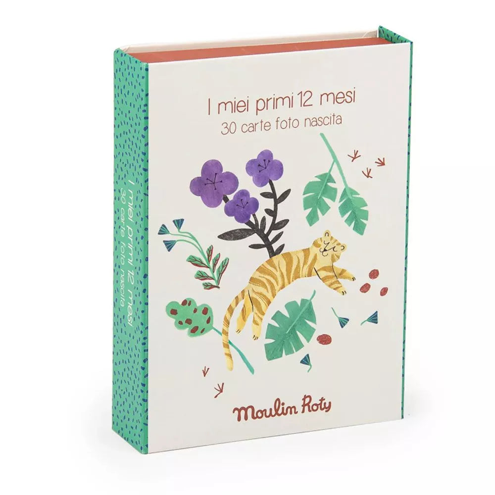 Confezione del set Carte Primi 12 Mesi Moulin Roty La Foret Mawa