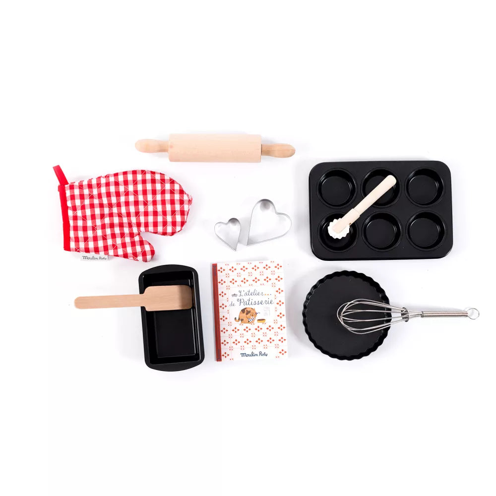 Contenuto della Valigia Atelier del Pasticcere Moulin Roty