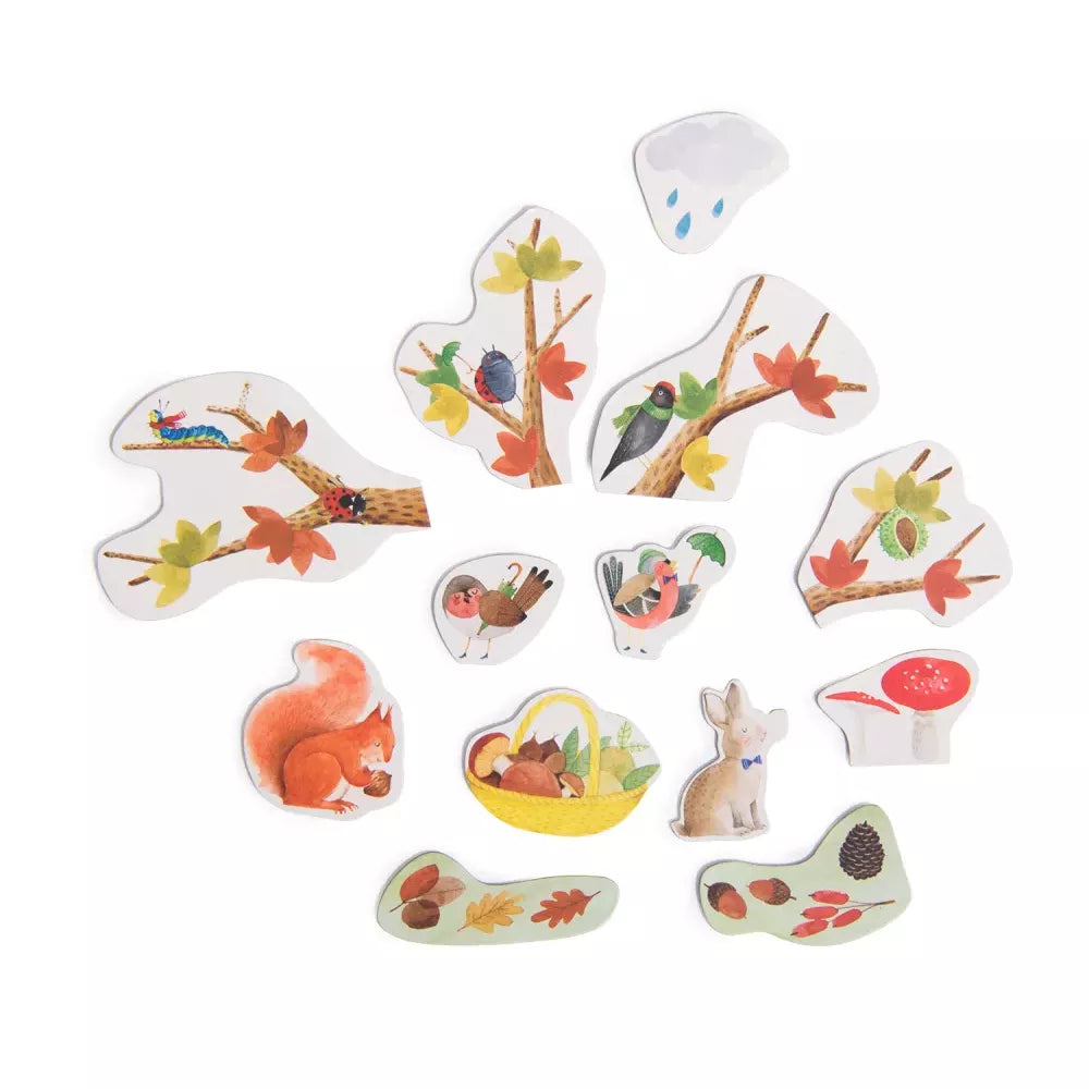 Calendario delle Stagioni Magnetico Moulin Roty Magneti Autunno