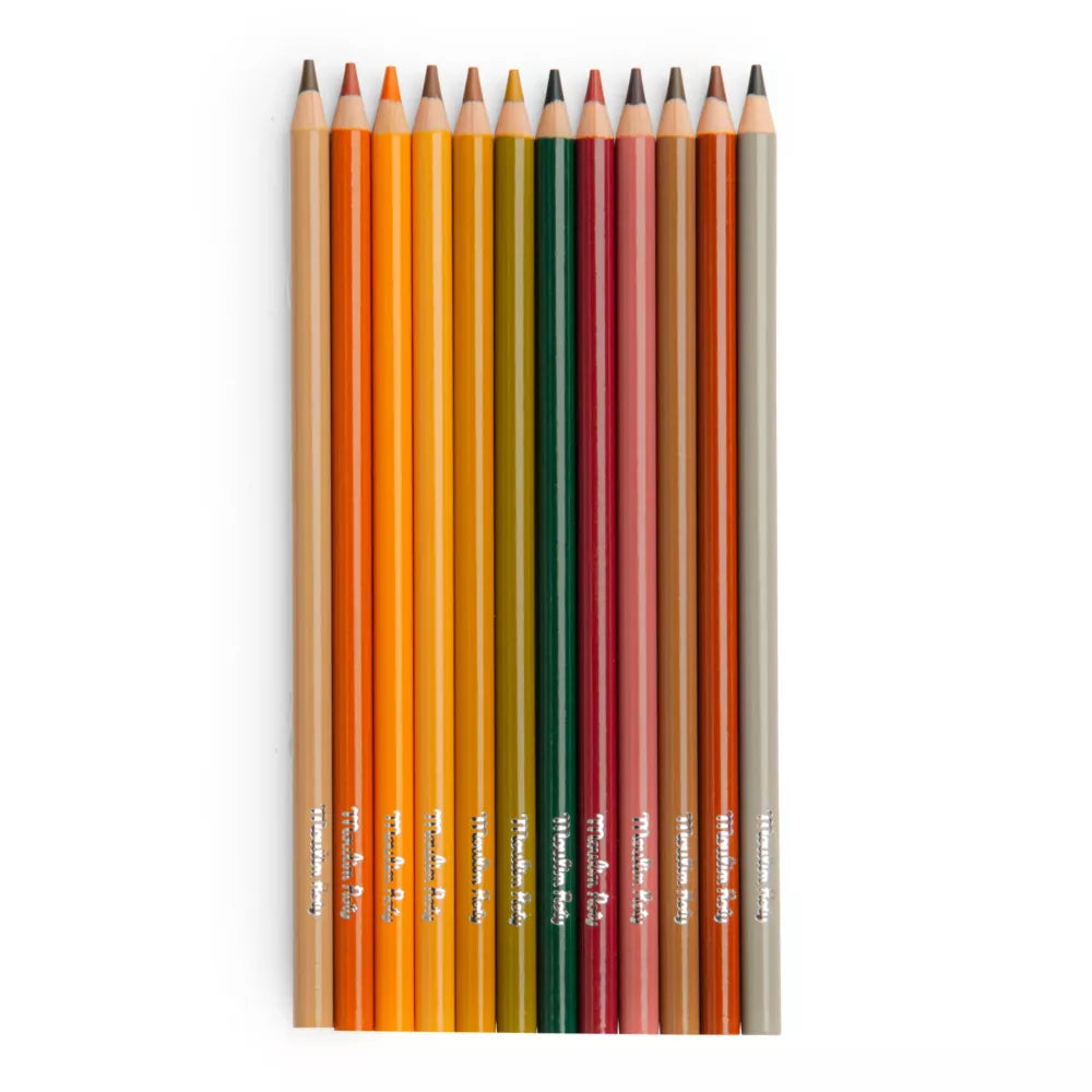 Set 12 Matite Colorate e Schede Moulin Roty Animali