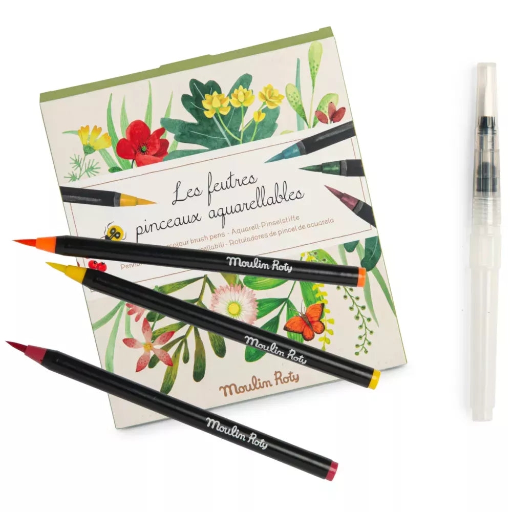 Set 12 Pennarelli Acquerellabili Moulin Roty con confezione