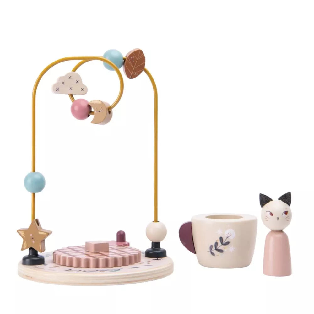 Looping Moulin Roty Apres la Pluie con componenti impilabili a fianco