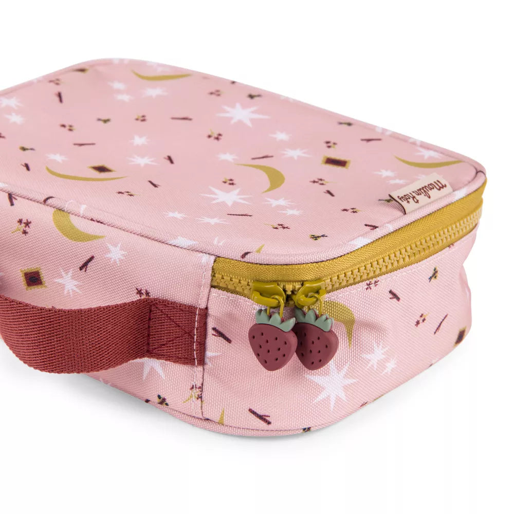 Dettaglio Zip del Porta Pranzo Termico Moulin Roty Apres la Pluie