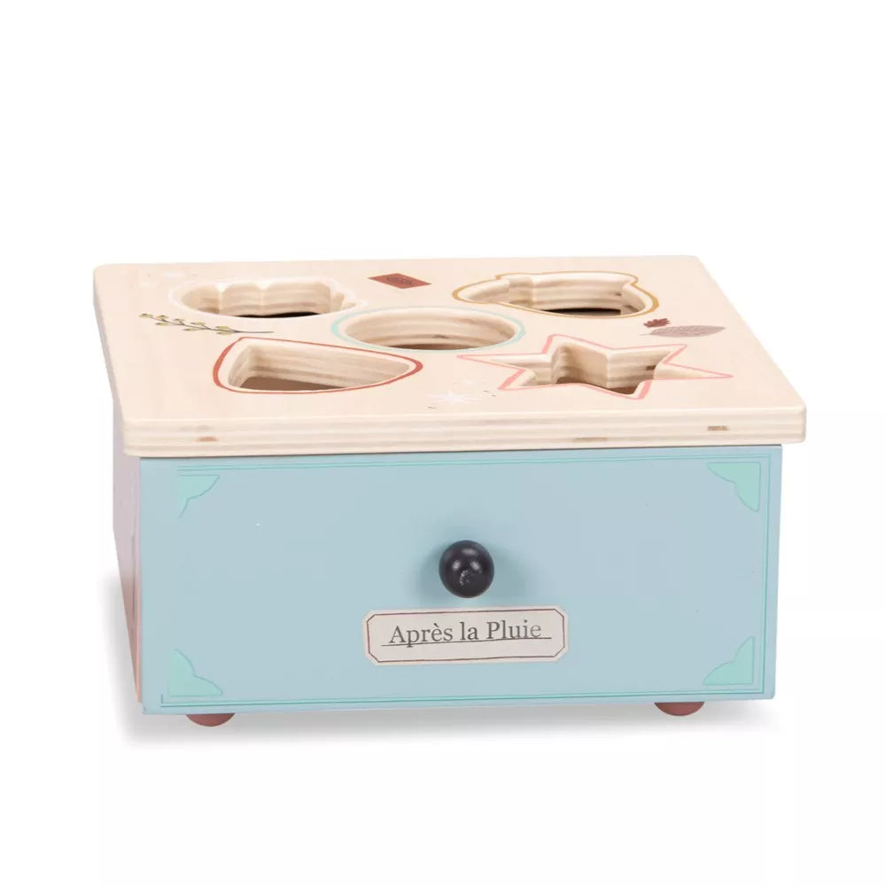 Scatola della Permanenza Moulin Roty Apres la Pluie senza le forme incluse