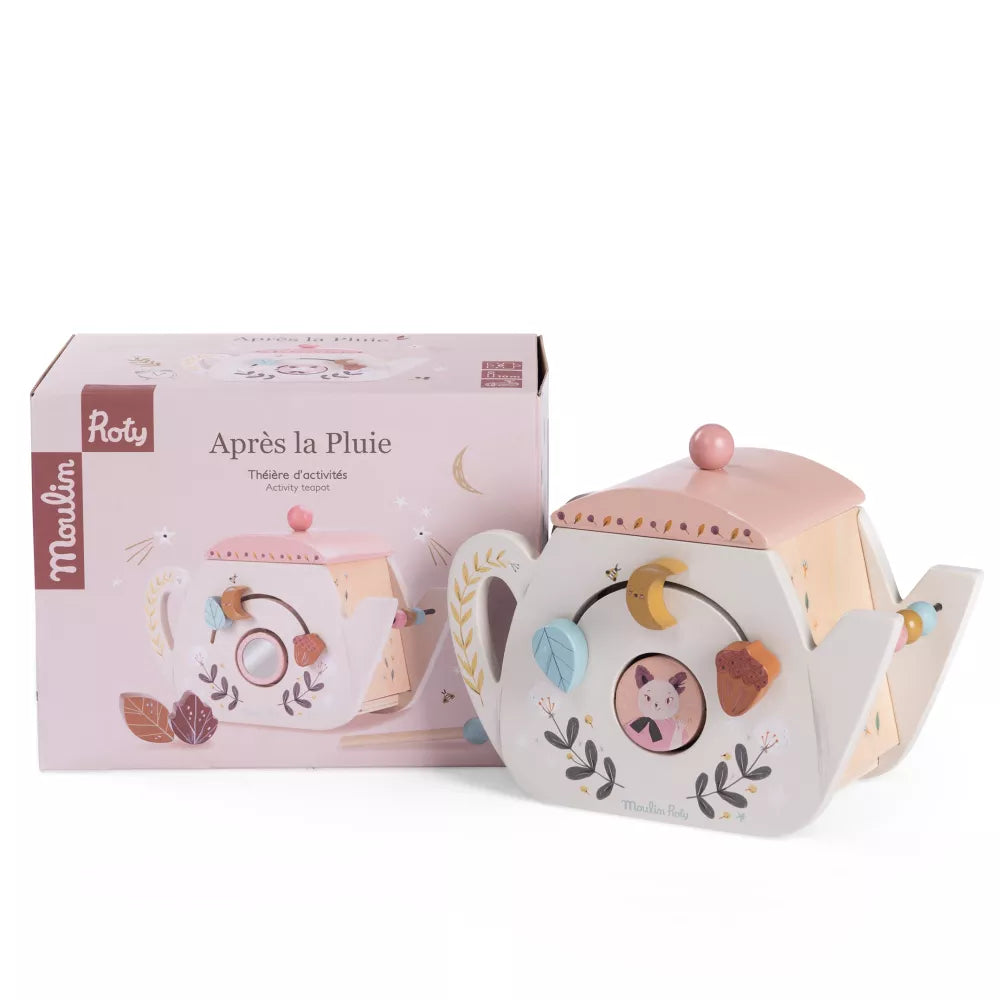 Teiera Attività in Legno Moulin Roty con confezione