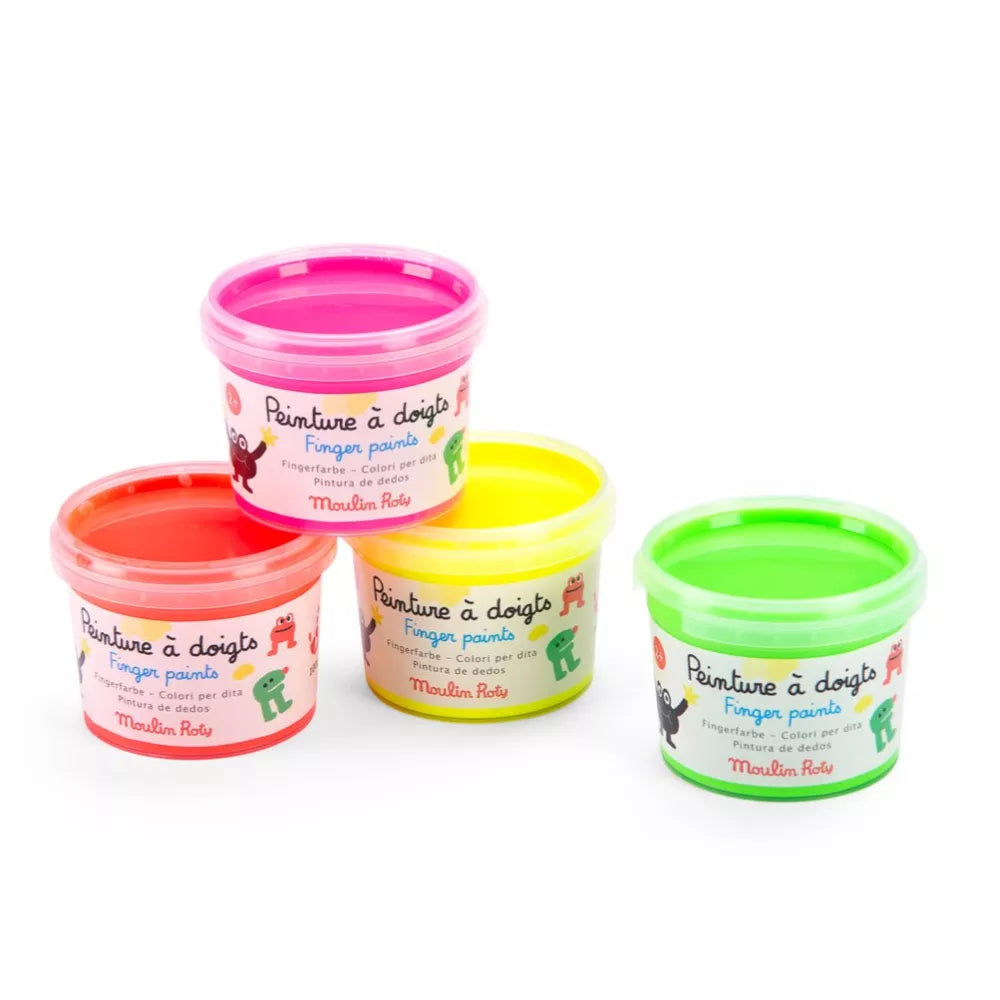 Pittura per le Dita Fluo Moulin Roty