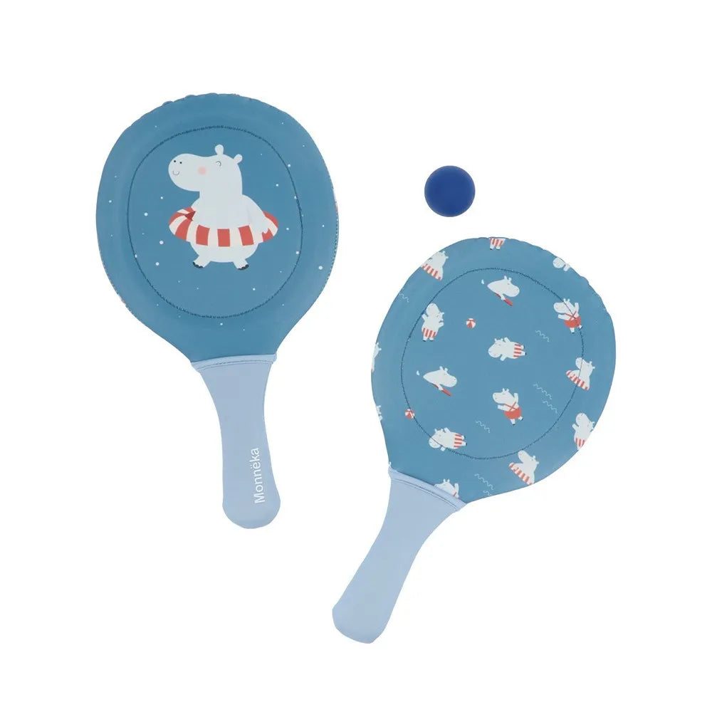 Racchette in Neoprene per Bambini Monneka Ippopotamo