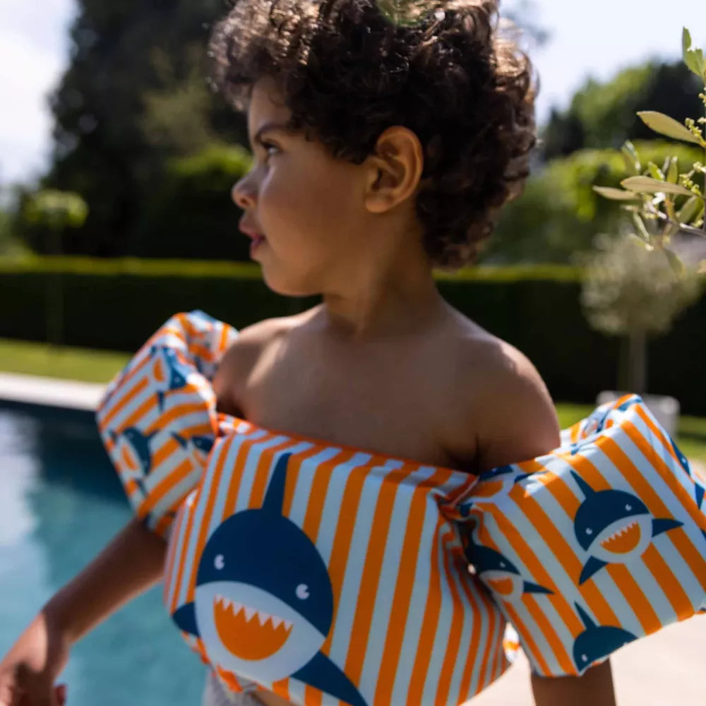 Bambino con Braccioli con Cintura Swim Essentials Squalo