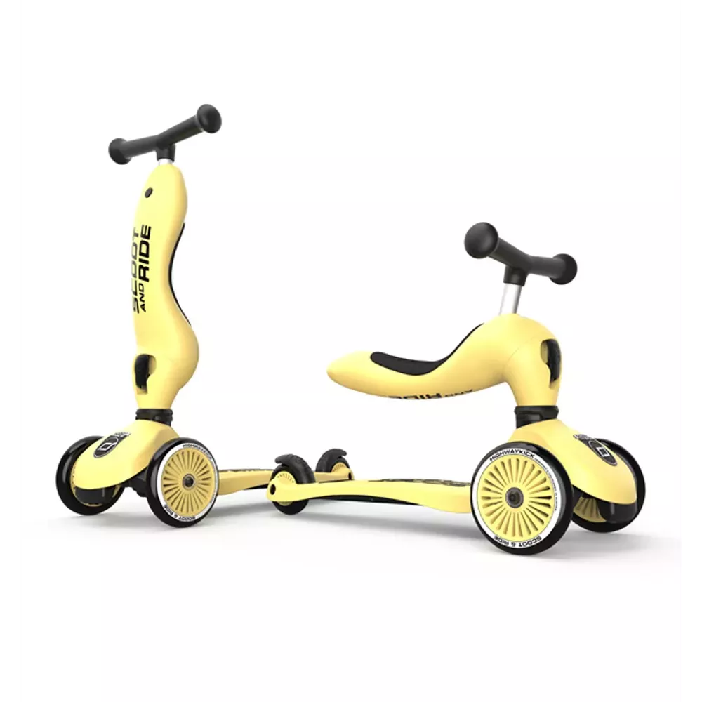 Monopattino Trasformabile Highwaykick 1 Scoot and Ride Lemon