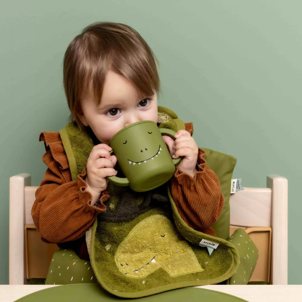 Tazza in Silicone con Beccuccio Trixie Mr. Dino esempio